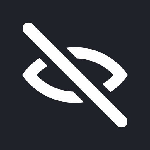 No Spoilers icon: a crossed-out eye